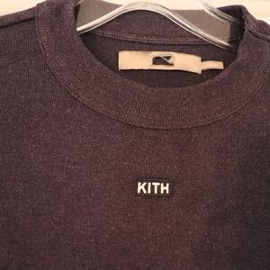 Kith Men's Dark Purple Crewneck Sweater
